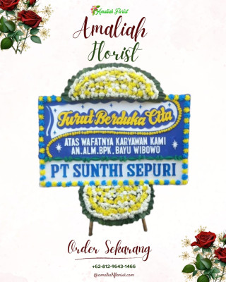 Papan Bunga Duka di Sibolga Utara