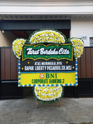 Papan Bunga Duka di Sibolga Utara