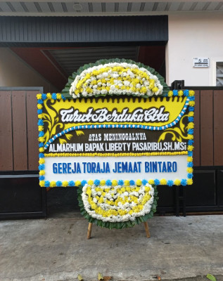 Papan Bunga Duka di Sibolga Utara
