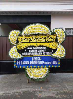 Papan Bunga Duka di Sibolga Utara