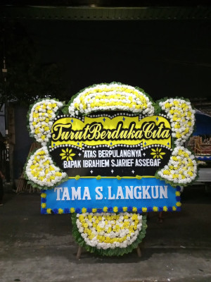 Papan Bunga Duka di Sibolga Utara